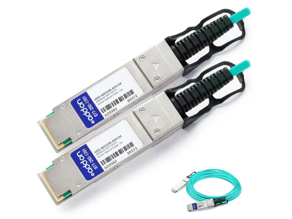 Add-on Aoc-sfp-10g-1m-e40gqsfpsr Comp Taa Aoc - 1m Length Electronic Cable