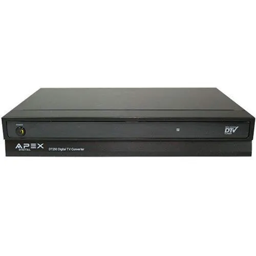 Apex DT250A Digital Converter Box with Analog Pass-Through for Ultimate TV Experience