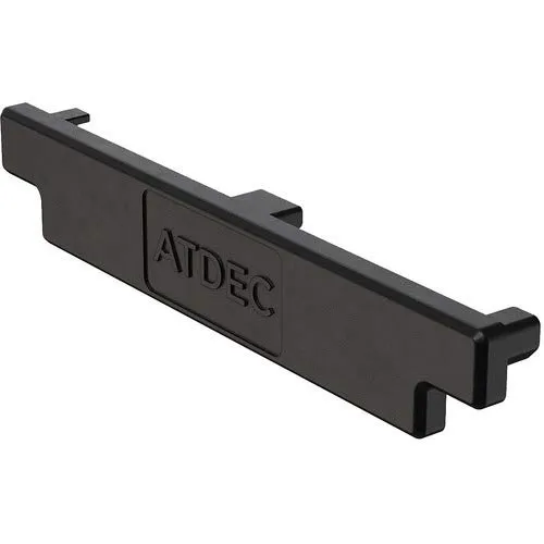 Atdec Rail Caps - Black Aluminum for Enhanced Stability and Style