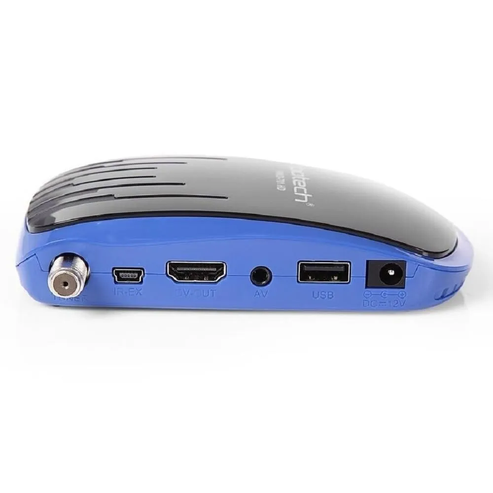 BOTECH Mini Satellite Receiver - Full HD 1080p, Compact Design, USB/HDMI, DVB-S/S2, PAL/NTSC