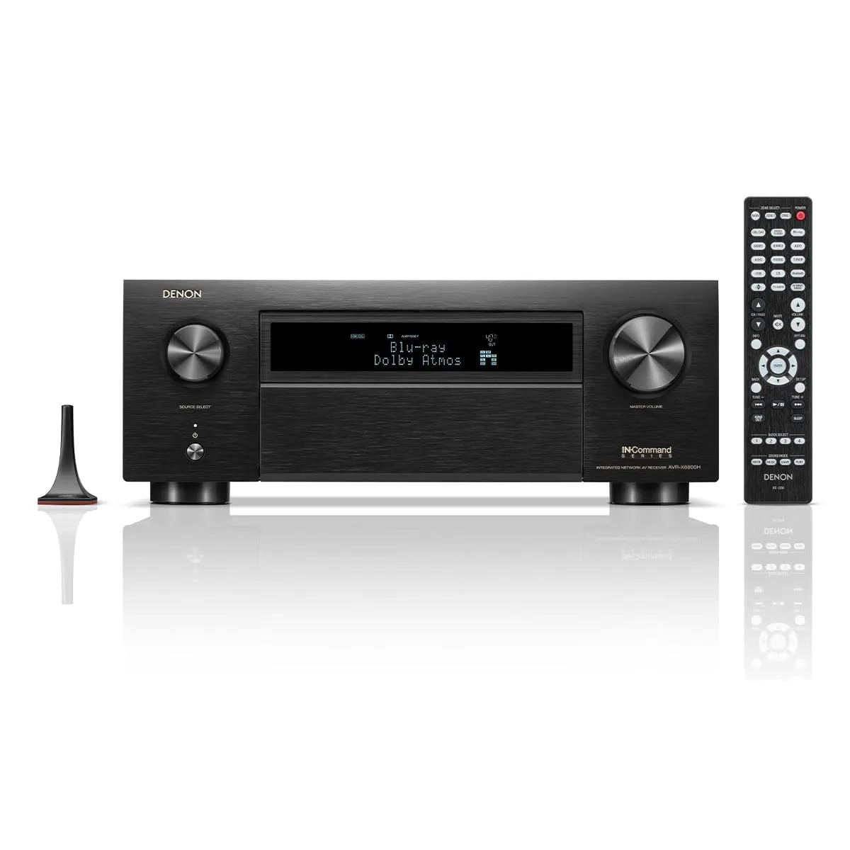 Denon AVR-X6800H 11.4-Channel 8K Home Theater Receiver with Dolby Atmos and HEOS (Renewed)