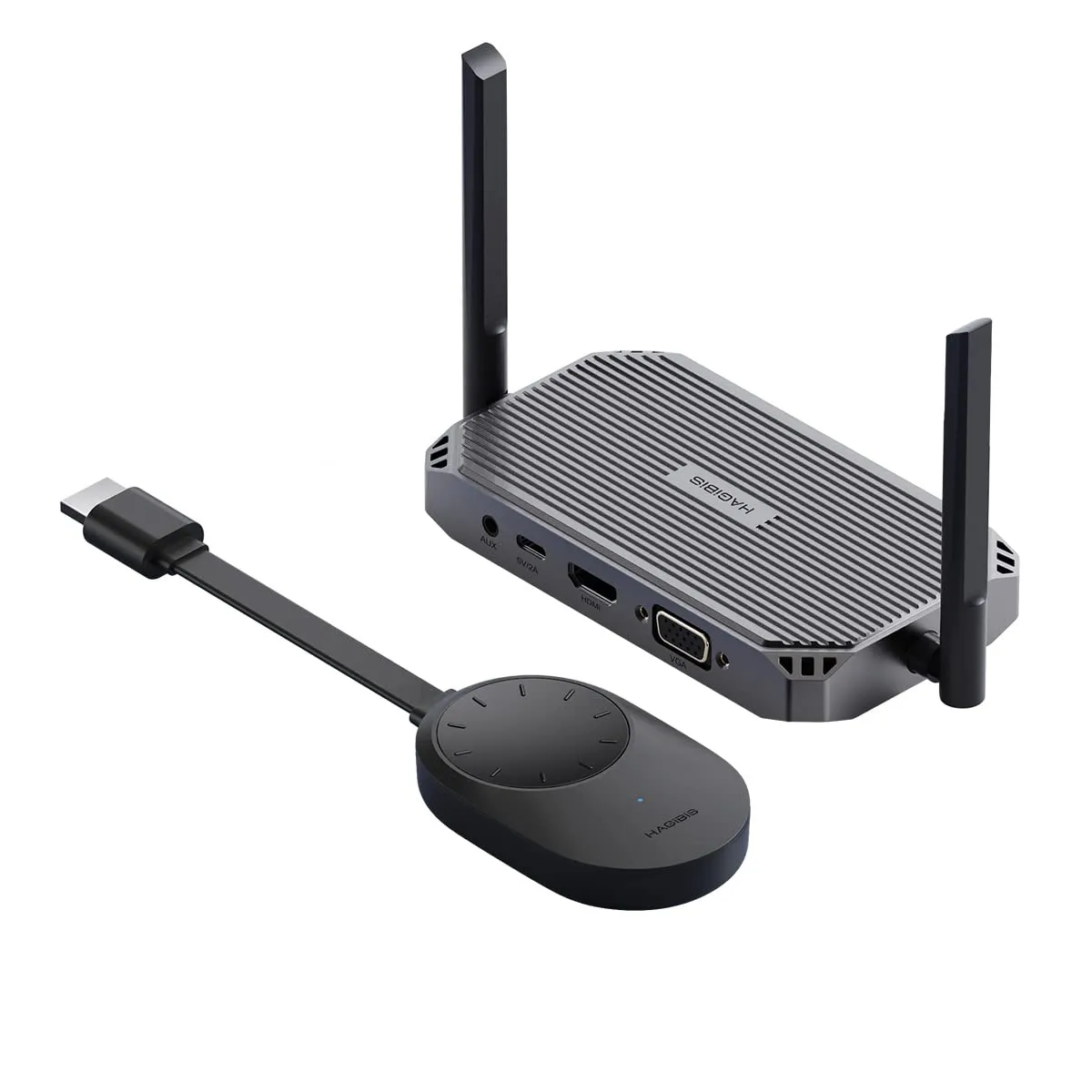 Hagibis Wireless HDMI Transmitter & Receiver Kit, 1080p Dual Output, Plug & Play, Low Latency