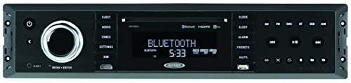 Jensen JWM90A Slimline 3-Zone Bluetooth Wallmount Stereo with HDMI, App Control & USB Play