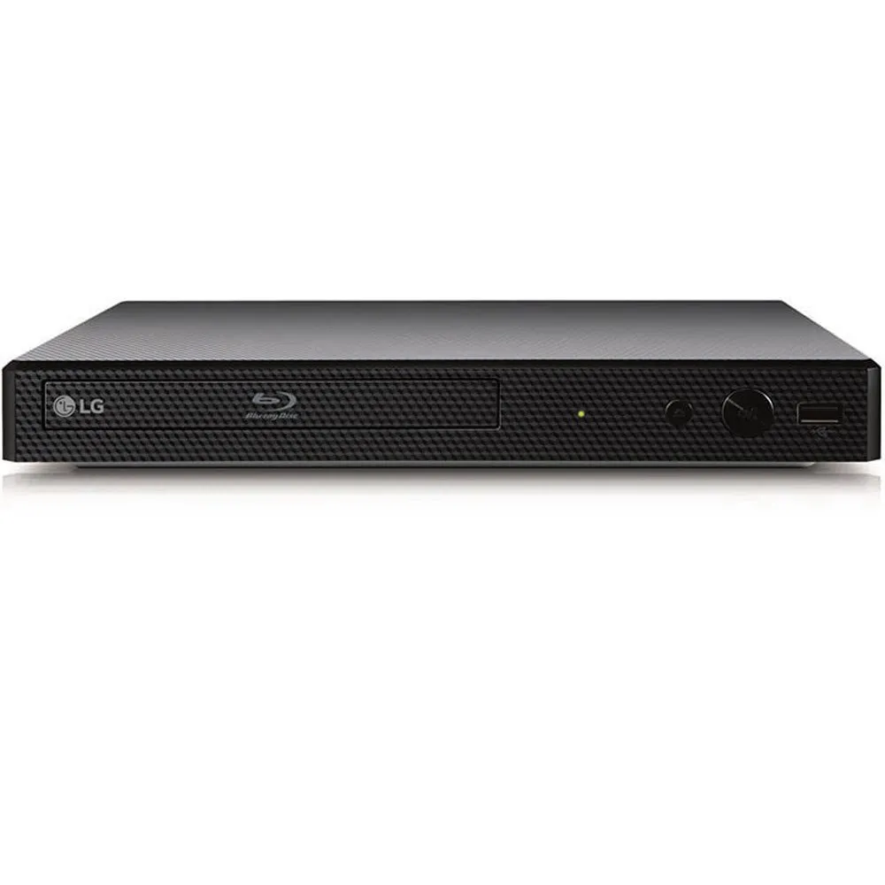 LG BP350 Blu-ray Player with Streaming Services, Built-in Wi-Fi, 1080p Playback, Black