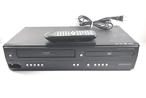 MAGNAVOX DV220MW9 DVD Player VCR Combo - Refurbished, 100-240V, Remote Control Included