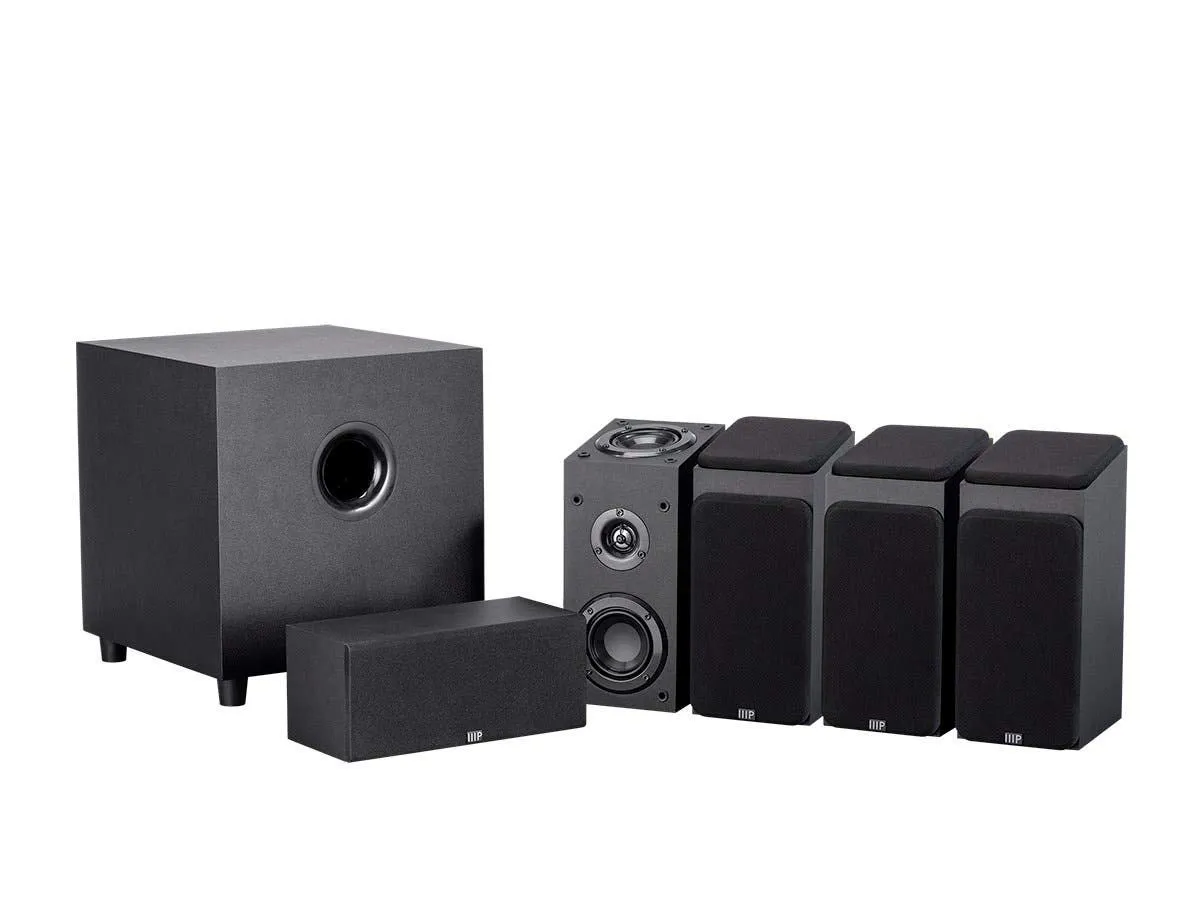 Monoprice Premium 5.1.4-Channel Home Theater System with 200W Subwoofer & Dolby Atmos Compatibility