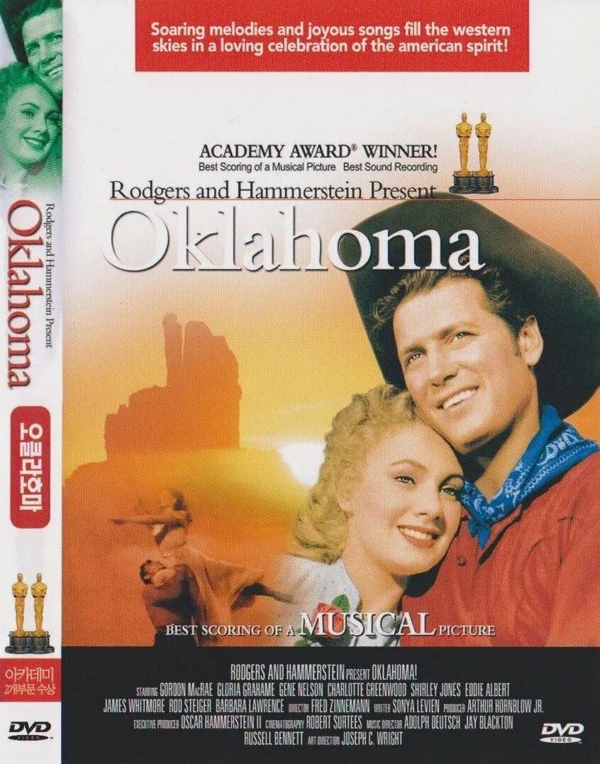 Oklahoma! DVD 1955 Film Adaptation of Broadway Musical, English Subtitles, NTSC, Region 0