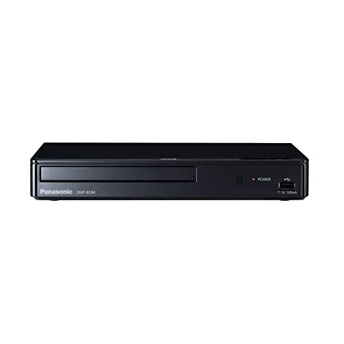 Panasonic Blu-ray DVD Player DMP-BD84P-K, Compact Black, Full HD 1080p, Dolby Digital Sound