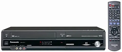 Panasonic DMR-EZ47V Up-Converting 1080p DVD-Recorder/VCR Combo with Built-In Tuner (Renewed)