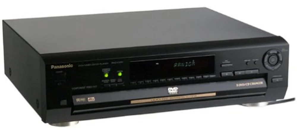 Panasonic DVD-CV51 5-Disc DVD Player with Dolby Digital, DTS, and Subwoofer Output