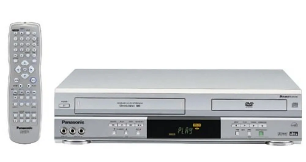 Panasonic PV-D4743S Progressive-Scan DVD-VCR Combo, Silver - Hi-Fi 4-Head VCR, Dolby Digital