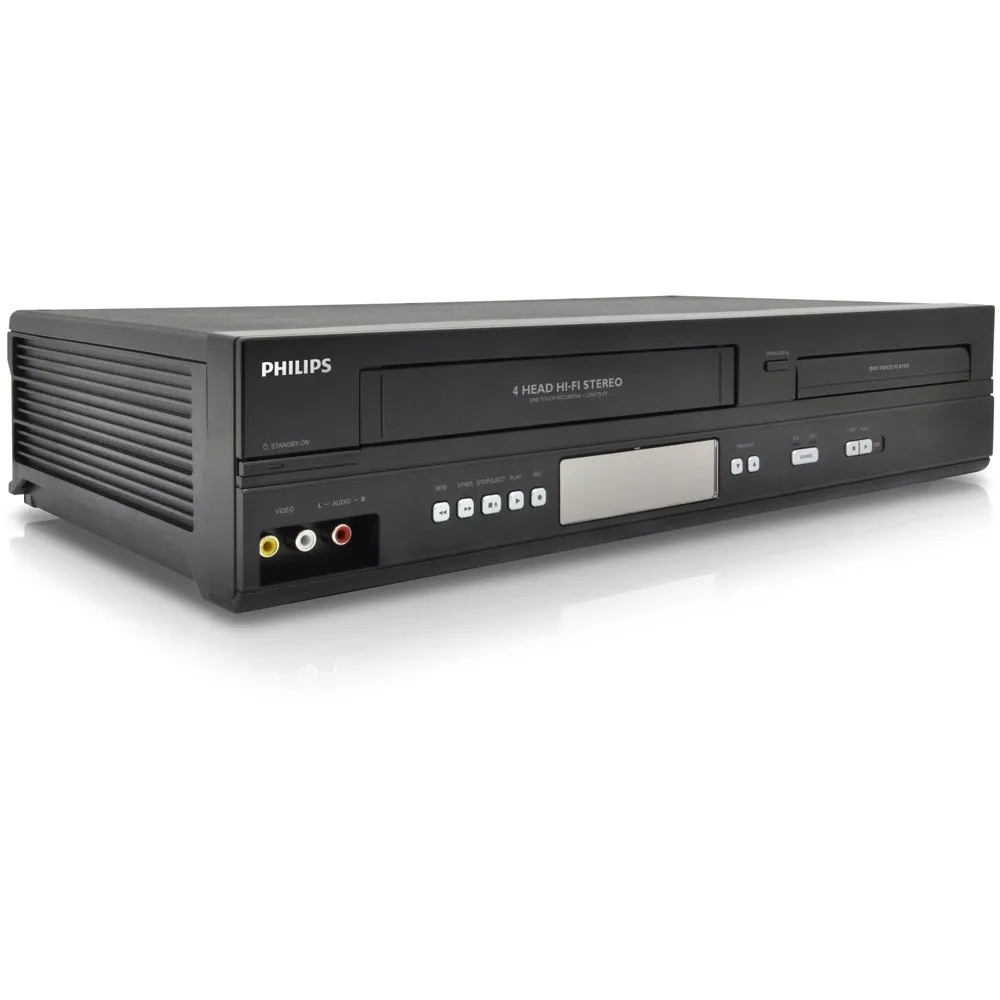 Philips DVP3345VB Black DVD Player with Hi-Fi Stereo and VHS Direct Dubbing Features