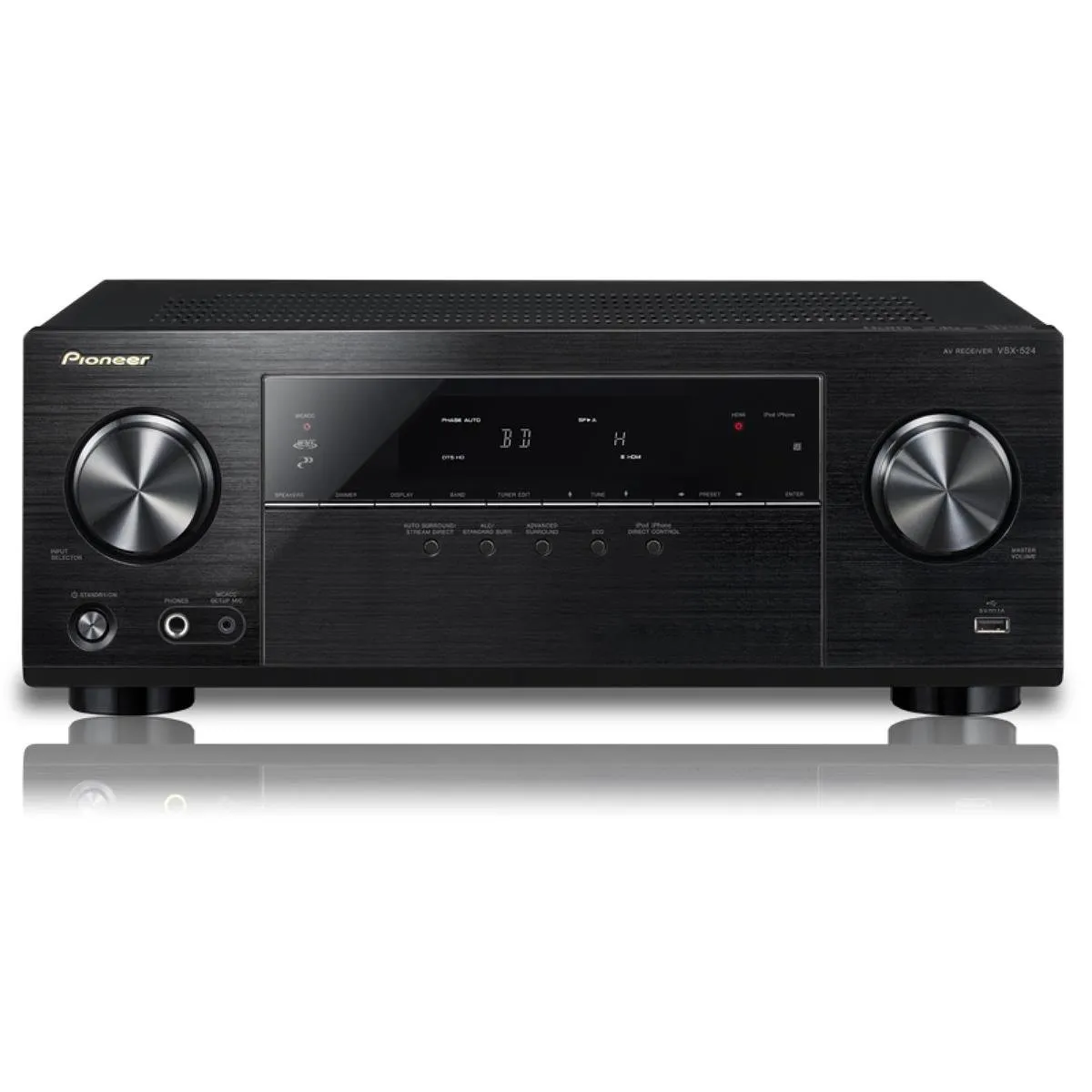 Pioneer VSX-524-K 5-Channel AV Receiver with 4 HDMI Inputs and Ultra HD Pass-through