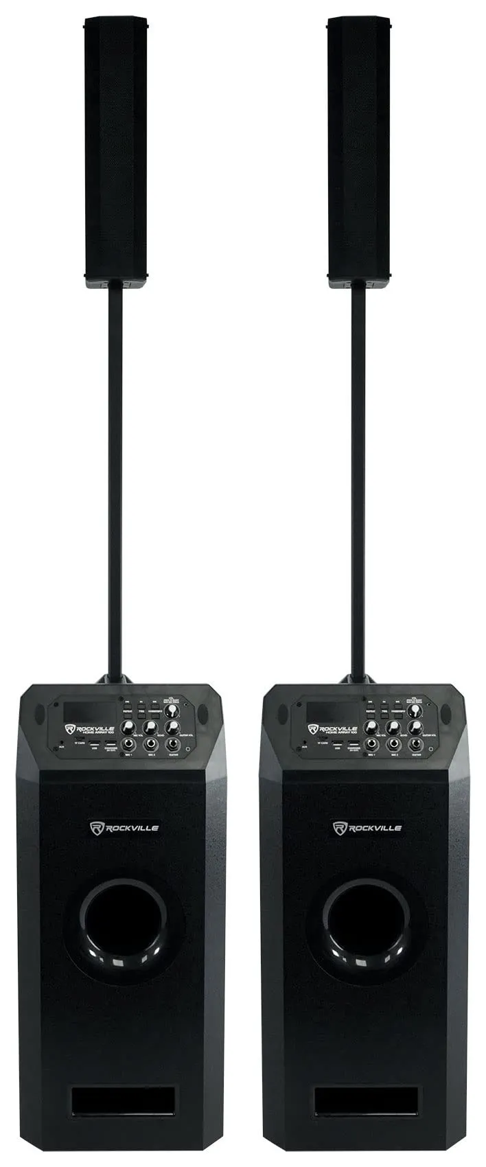 Rockville HOME ARRAY 100 Home Theater System with Bluetooth, 2 Speakers & Subwoofers