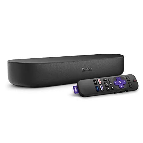 4K HDR Streaming Device & Premium Soundbar with Voice Remote, Black