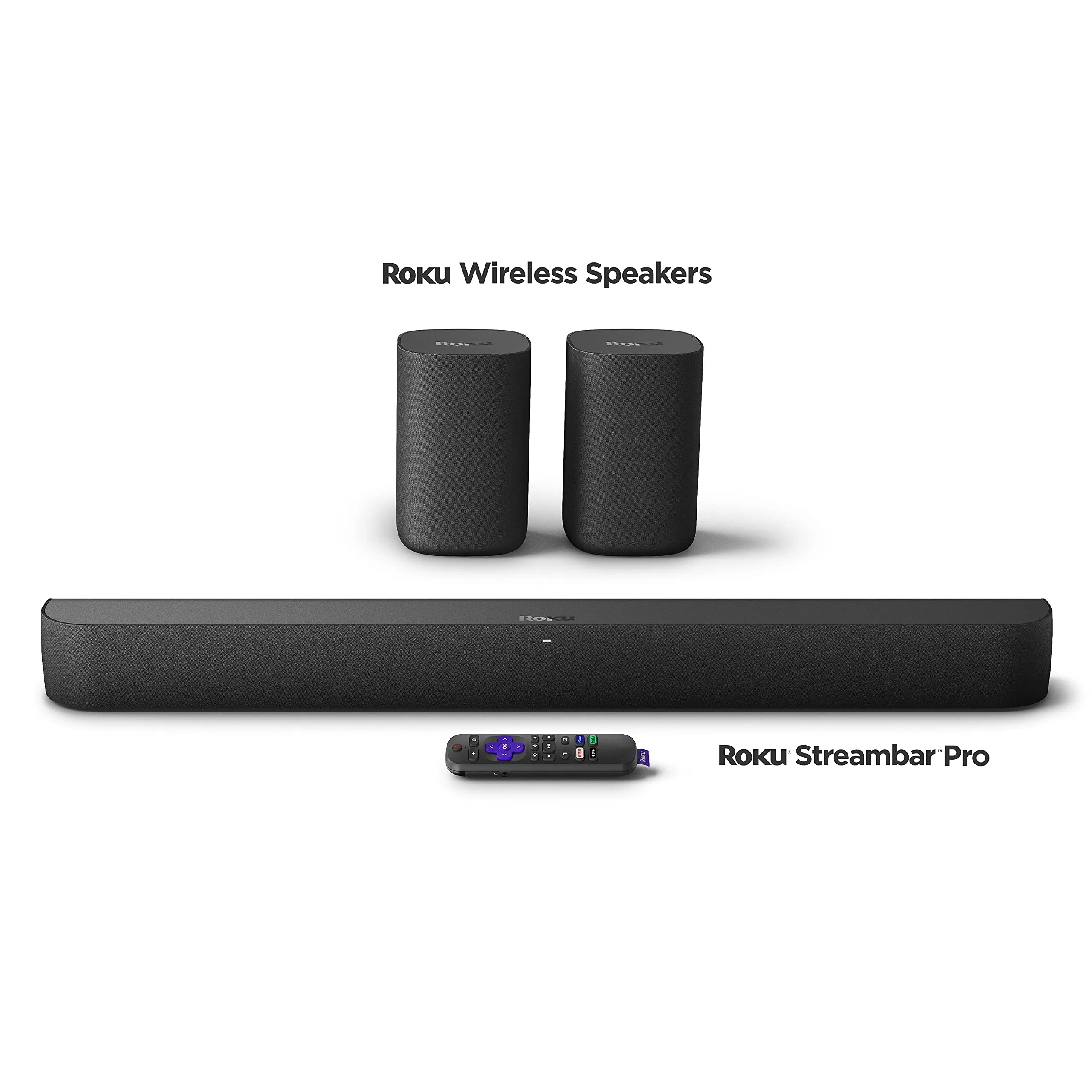 4K HDR Cinematic Soundbar with Enhanced Voice Remote