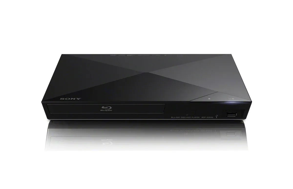 Sony BDPS3200 Blu-ray Disc Player with Wi-Fi, 1080p Resolution, Stream 200+ Services, Miracast