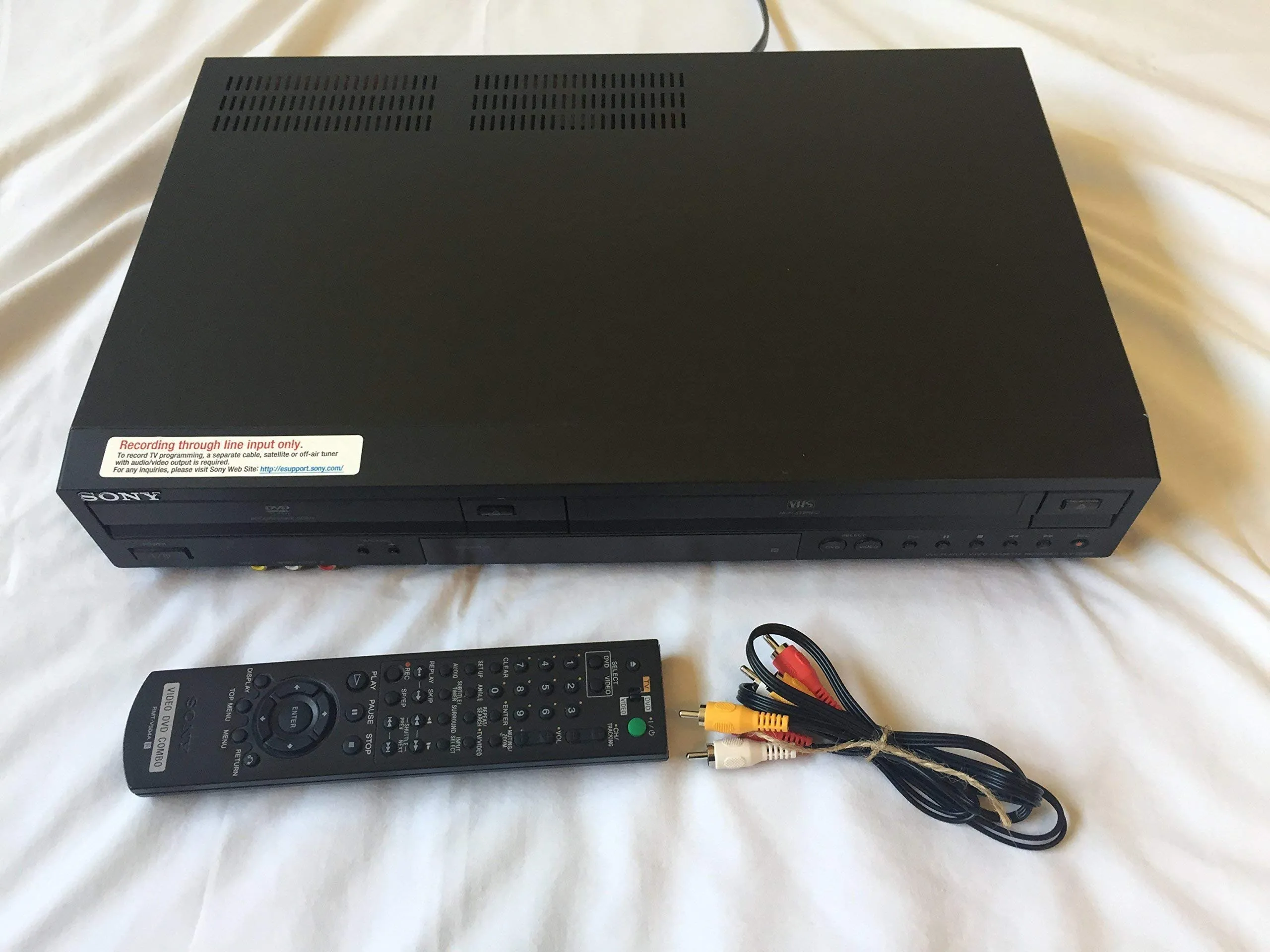 Sony DVD/VCR Progressive Scan Combo Player SLV-D281P (Renewed) - High Quality, Tested & Certified