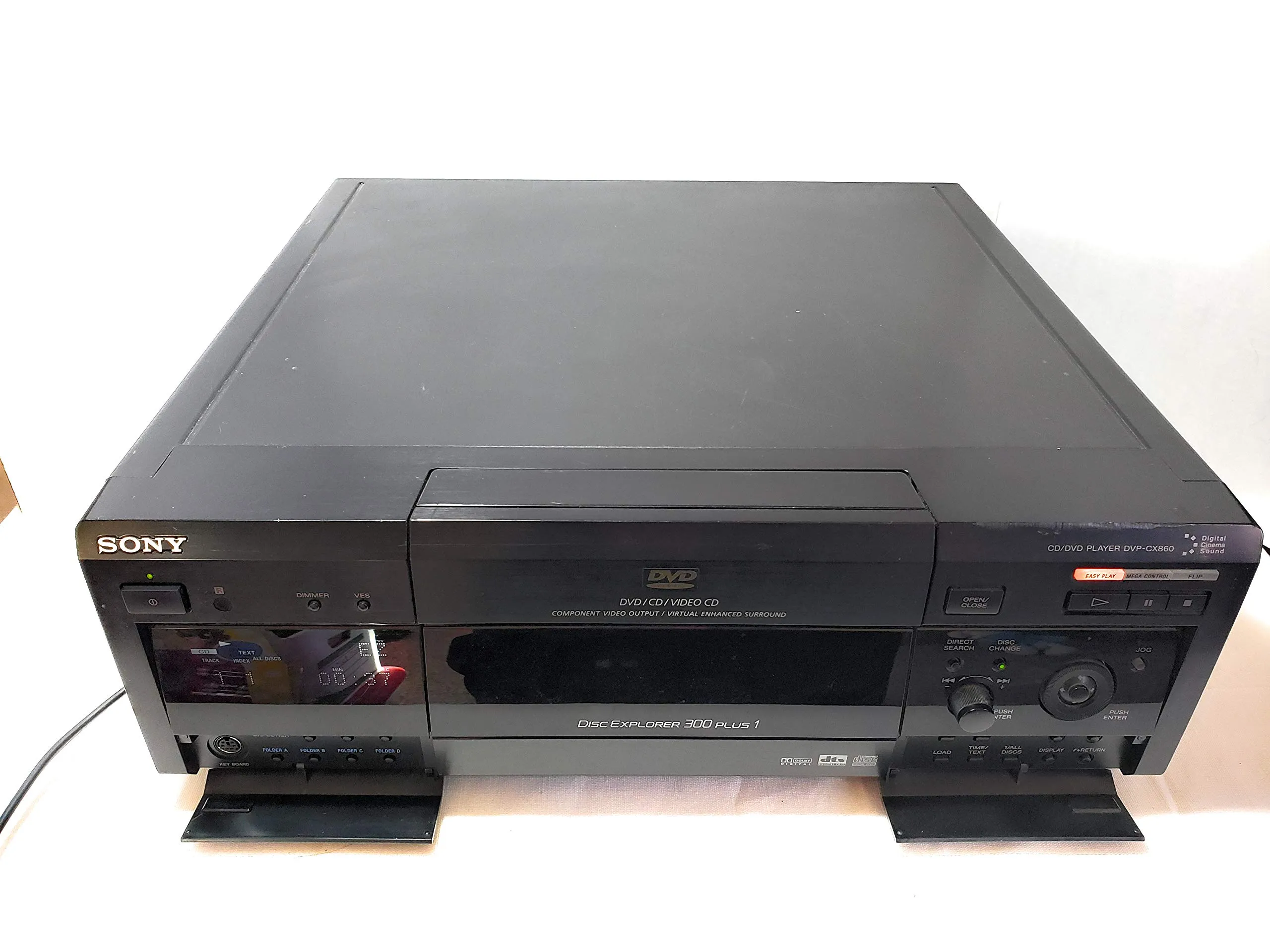 Sony DVP-CX860 301-Disc DVD/CD Changer with Digital Dolby, DTS, and SmoothScan Technology