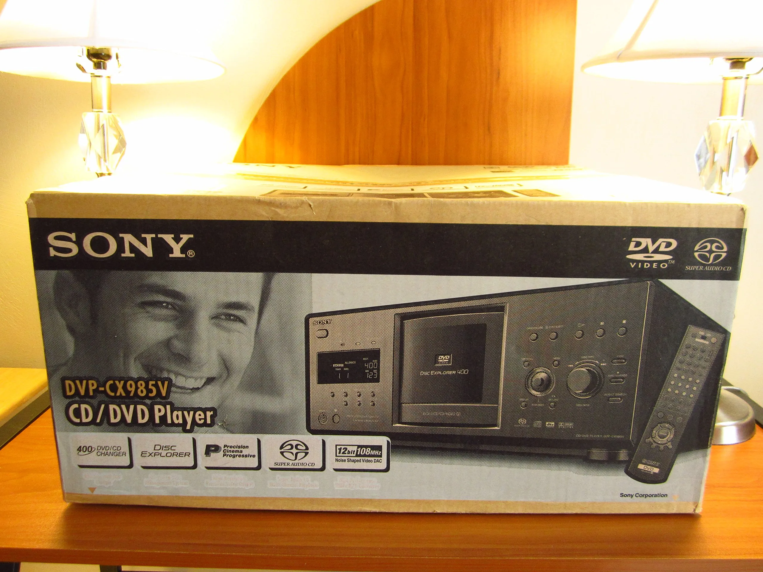 Sony DVP-CX985V 400 Disc Progressive DVD/SACD Player with Remote Control, High-Speed Video Converter