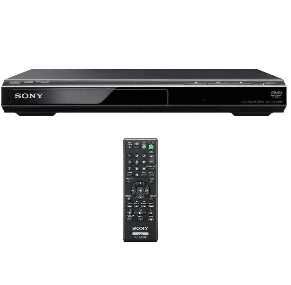 Sony DVPSR210P DVD Player with HDMI Cable, Black