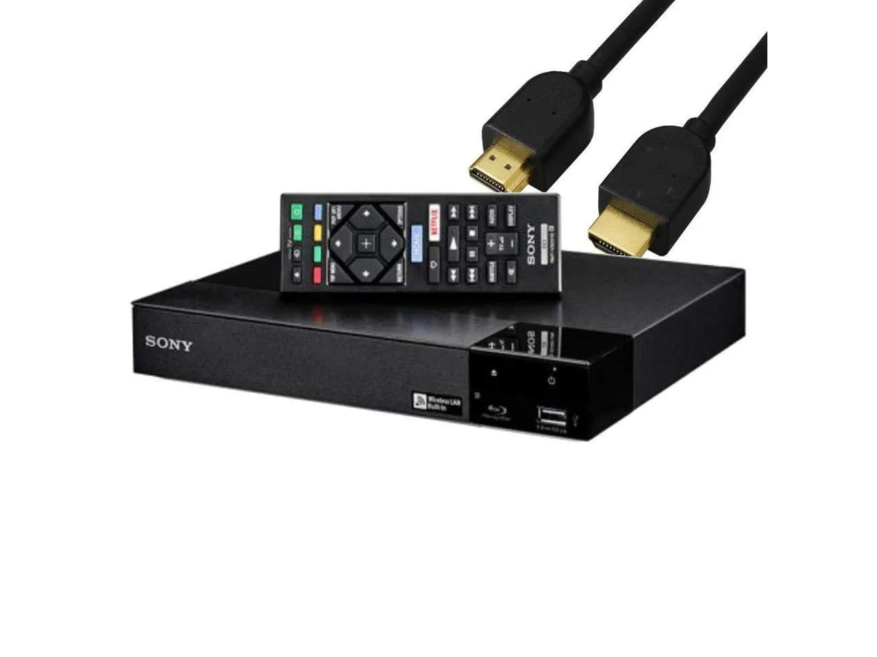 Sony S6700 4K-Upscaling Blu-ray Player with Super Wi-Fi, HDMI Cable & Power Bank Bundle