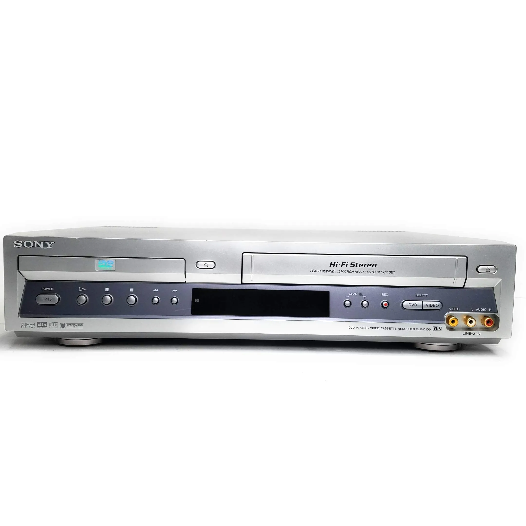 Sony SLV-D100 DVD-VCR Combo with Hi-Fi VCR, Virtual Surround Sound, and Remote Control