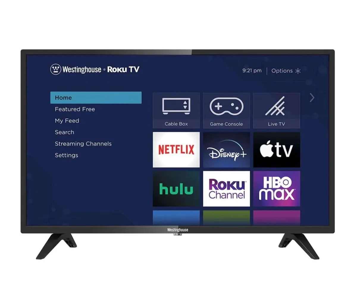 Westinghouse 24' 720p LED Roku Smart TV - Professionally Refurbished, Grade A Condition