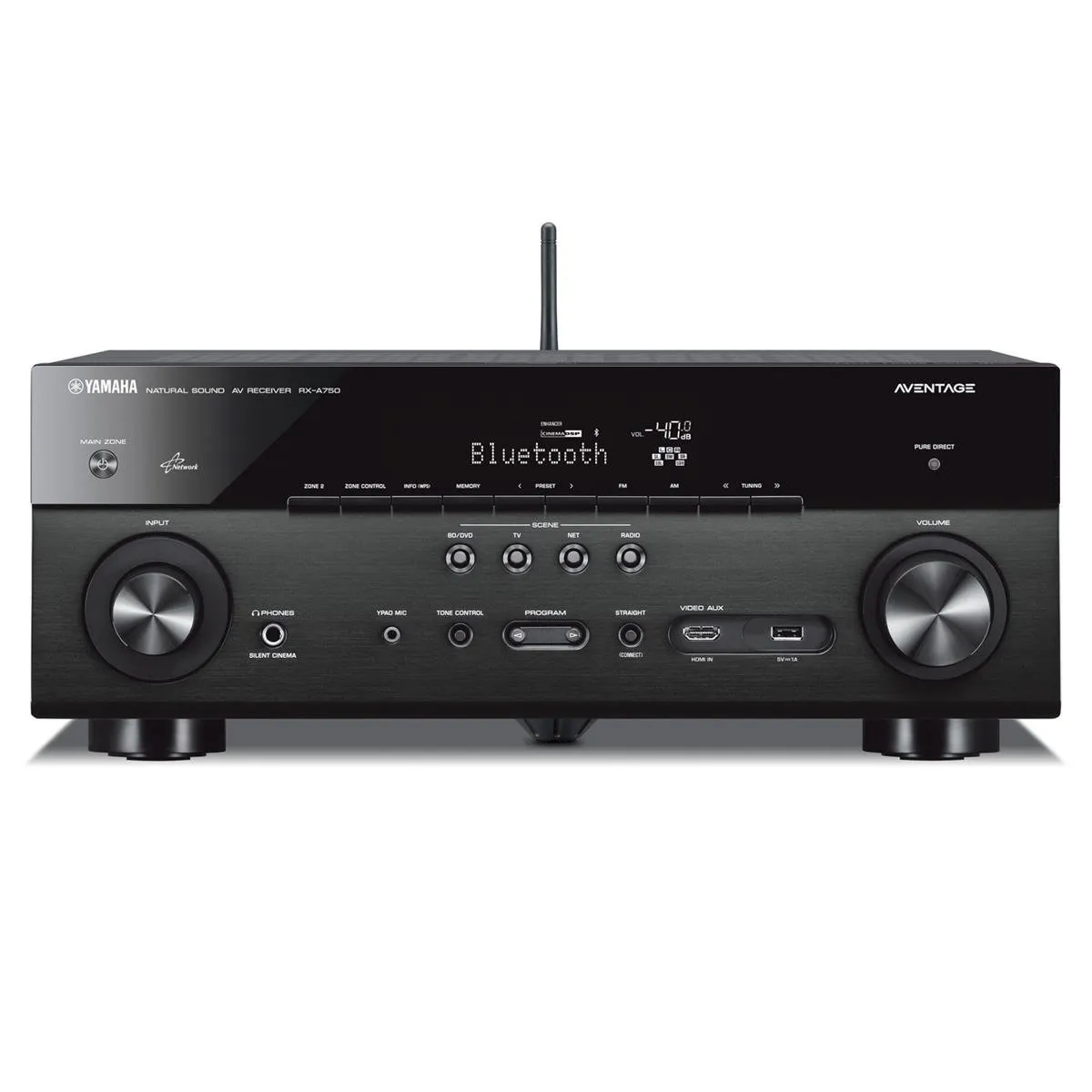 Yamaha RX-A750 7.2-Channel AV Receiver with 4K Upscaling, Alexa Control, Wi-Fi, Bluetooth