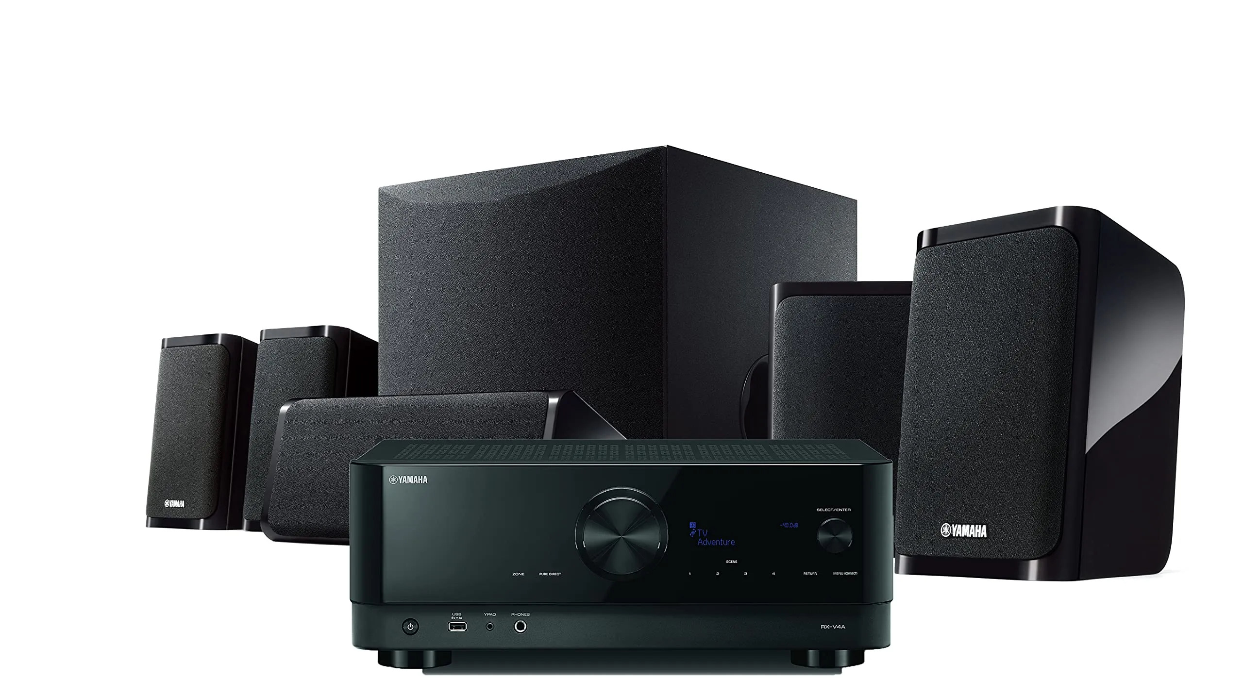 Yamaha YHT-5960U Home Theater System, 5.1-Channel, 8K HDMI, Powerful Surround Sound